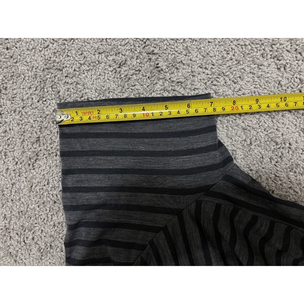 Icebreaker Cool-Lite Wool Blend T Shirt Gray Stripe Base Layer Hiking Mens Large - Picture 15 of 15